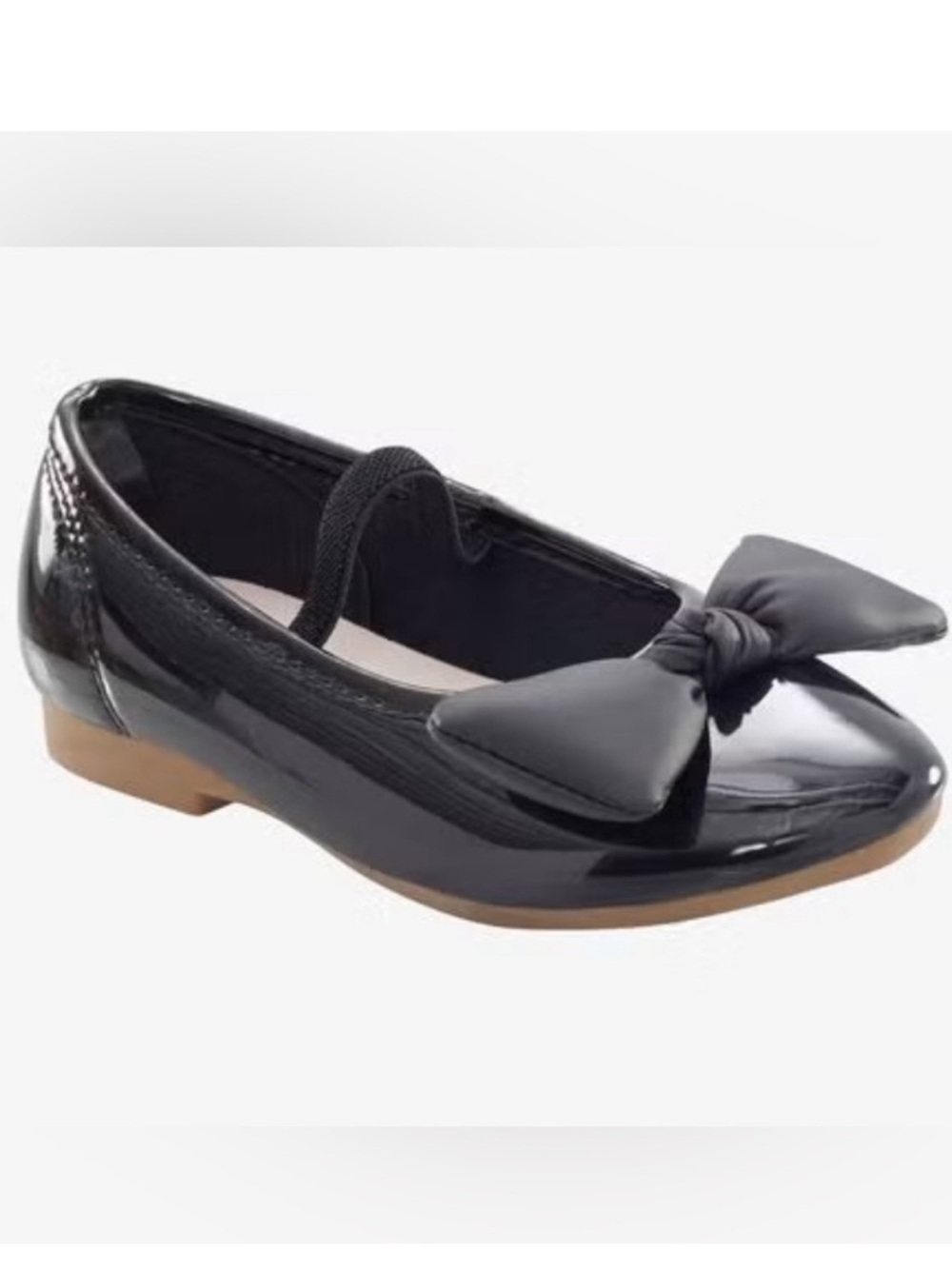 OshKosh B'gosh Black Patent Bow Mary Jane Flats
